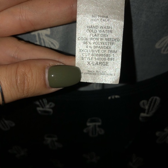 New Cactus print tank top - Picture 2 of 2